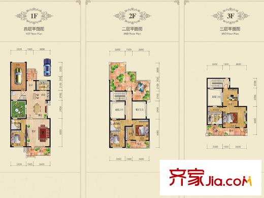 首創(chuàng)棋盤山1號聯(lián)排D戶型 5室2廳3衛(wèi)1廚