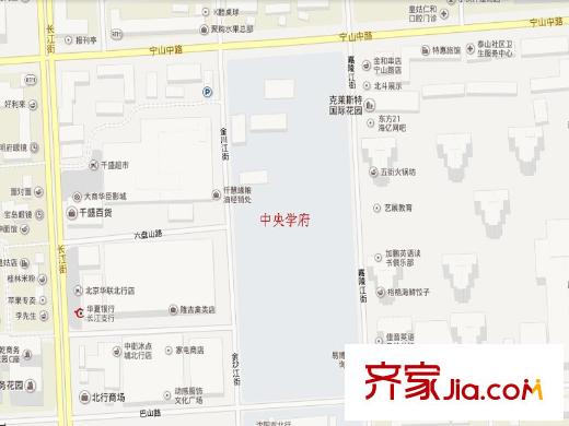 中央學(xué)府交通圖