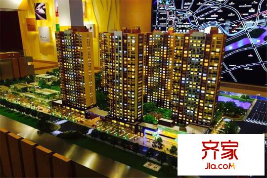 萬(wàn)科城市之光沙盤實(shí)景（2015-10-12）