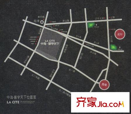 中海寰宇天下交通圖