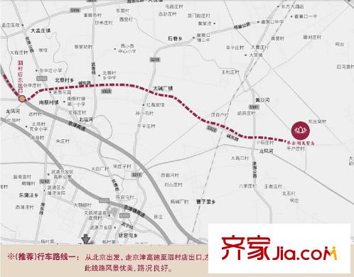 翠金湖美墅島行車路線圖一