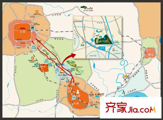 恒大山水城區(qū)位圖
