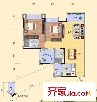 保利?中央公園5/13座02、03、04、05 3室2廳2衛(wèi)1廚