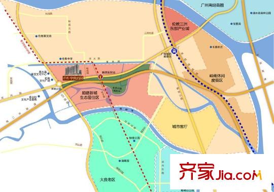 保利?中央公園區(qū)域地圖