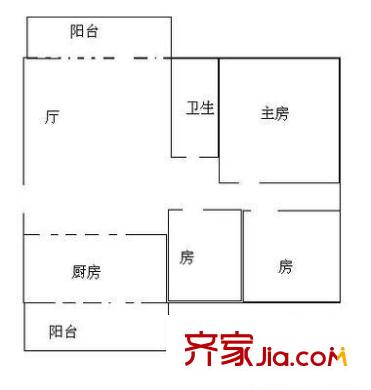 御祥豪庭 3室 戶型圖