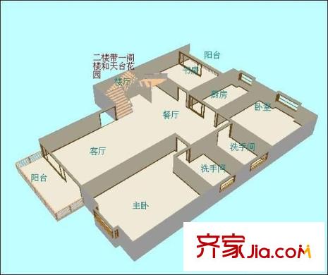 樂宜居戶型圖3室2廳 戶型圖 3室2廳2衛(wèi)1廚