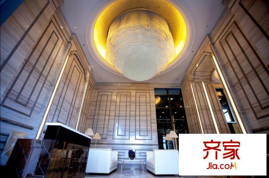 美的廣場樓王一號入戶大堂實(shí)景 2013-6-26