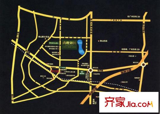 尚觀御園交通圖