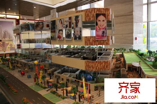 十里方圓沙盤模型：商業(yè)