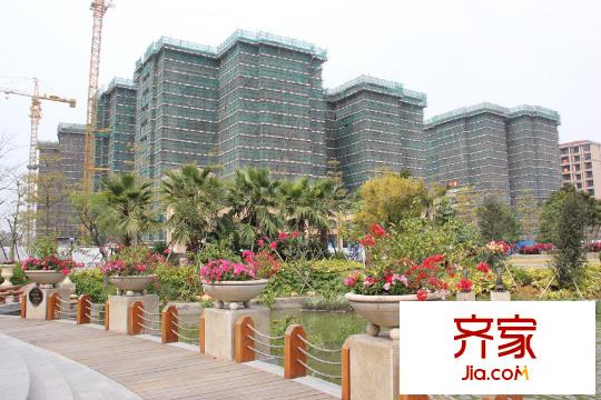 名匯?浩湖灣小區(qū)園林實景（2015.2.5）