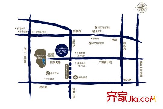 名匯?浩湖灣區(qū)位圖