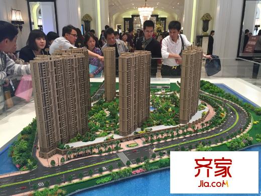 中海萬錦熙岸沙盤模型