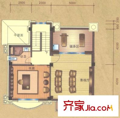 容桂碧桂園G119a別墅4層 1室1廳1衛(wèi)