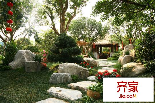 容桂碧桂園鉆石墅后花園