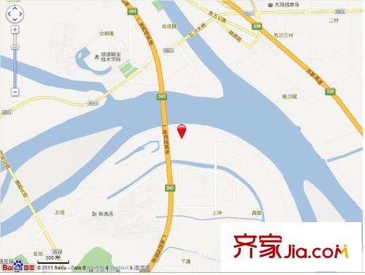 容桂碧桂園交通坐標(biāo)圖