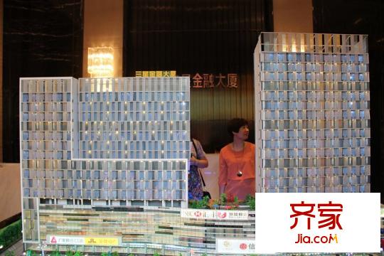 三星金融大廈沙盤(pán)實(shí)景（2014.10.1）