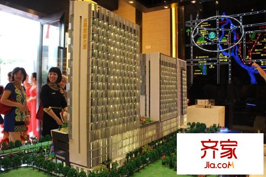 三星金融大廈沙盤(pán)實(shí)景（2014.10.1）