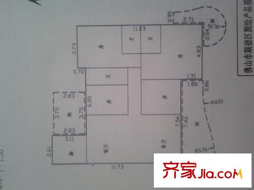 銀畔麗苑 4室 戶型圖