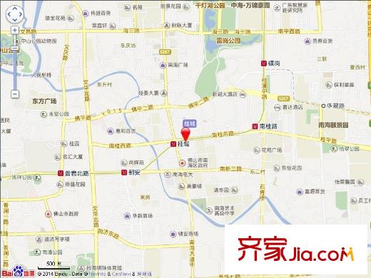 南桂東路小區(qū)交通圖