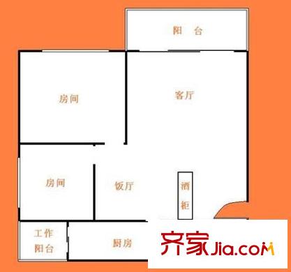 怡和新村 3室 戶型圖