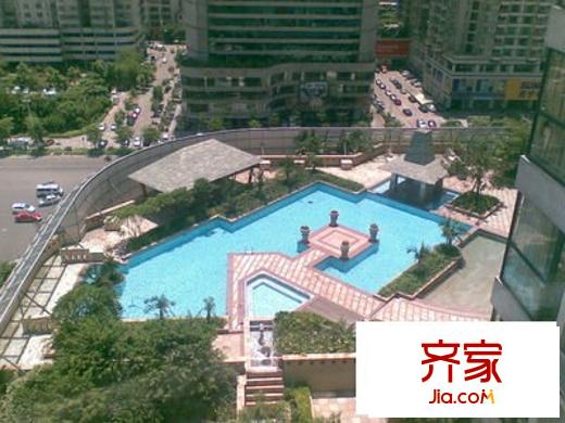 鴻業(yè)現(xiàn)代城外景圖 