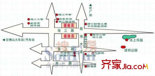 麗雅苑交通圖