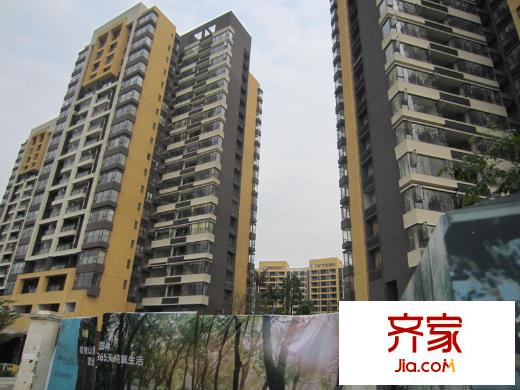 萬科金色溪谷花園工程進度2013-4-7