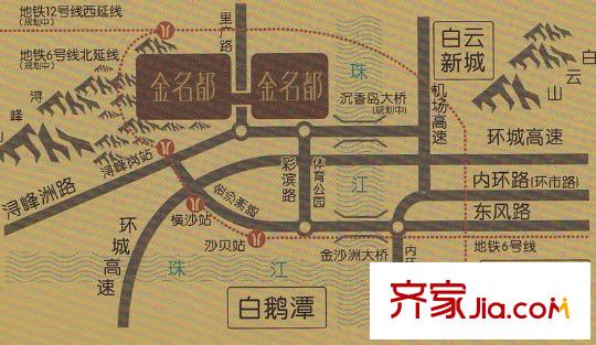 金名都交通圖