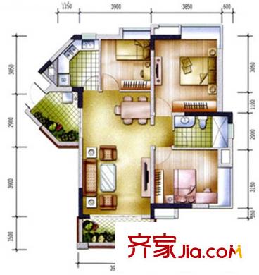 東林美域戶型圖