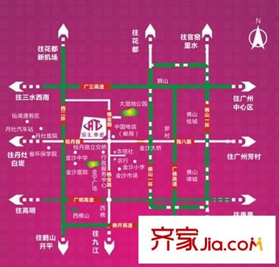 銀匯華庭交通圖