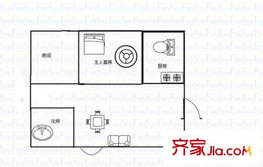海逸盛世桃園戶型圖2室1廳 戶型圖 2室1廳2衛(wèi)1廚