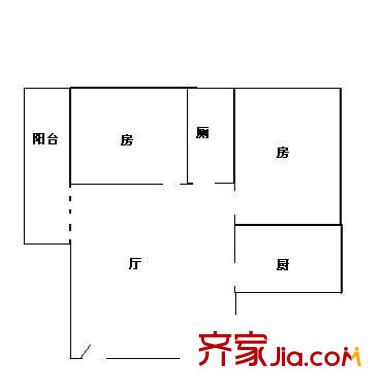 行仁里小區(qū) 2室 戶型圖