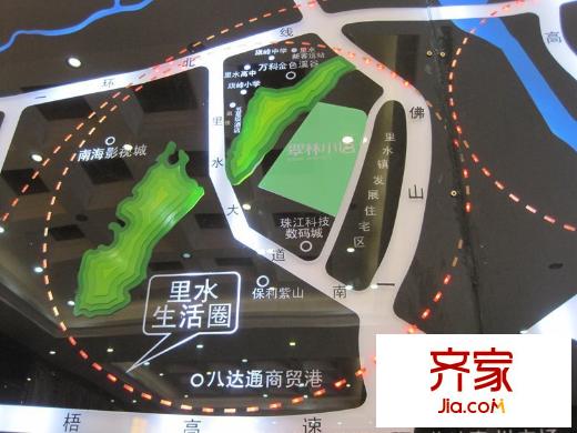 萬(wàn)盛翠林豪庭區(qū)位實(shí)景（2014.7.13）
