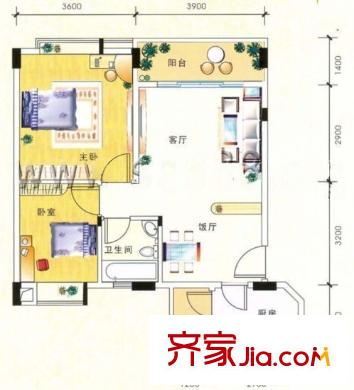 佛山 富匯豪庭 戶型圖
