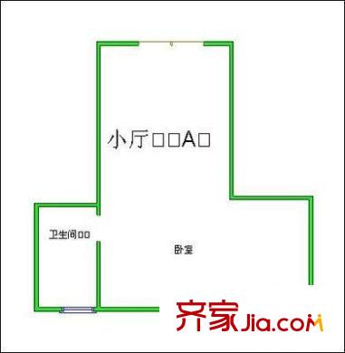 行仁里小區(qū) 1室 戶型圖