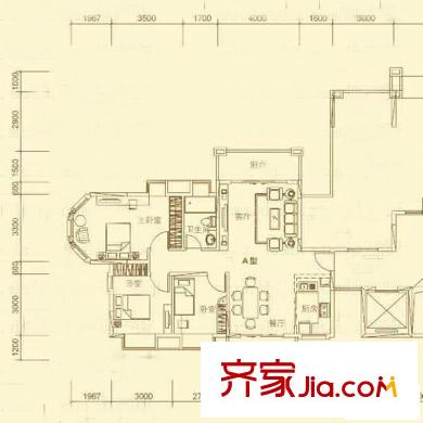 新君匯花地灣首層  3室2廳1衛(wèi)