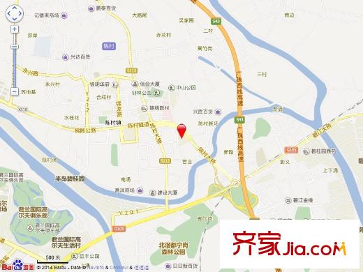 新君匯花地灣交通圖