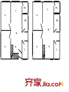 保利花園二期 4室 戶(hù)型圖
