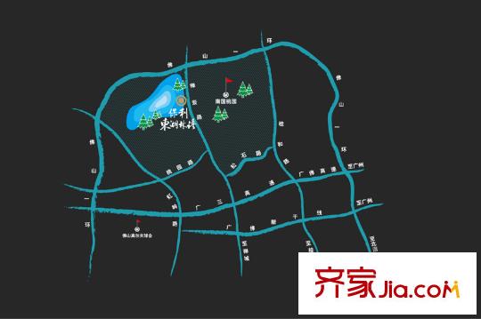 保利東湖林語交通圖