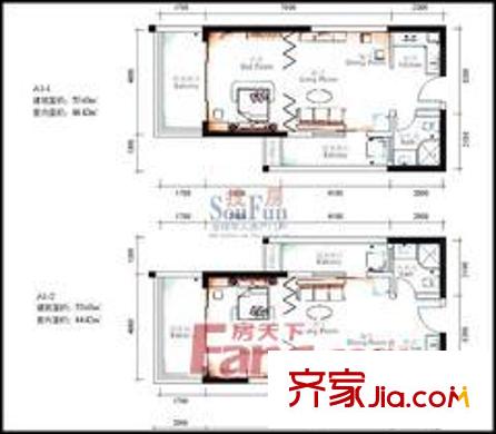 藍(lán)色海岸嘉譽(yù)藍(lán)灣戶型圖