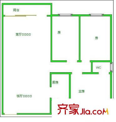 和豐明苑戶型圖3室2廳 戶型圖 3室2廳2衛(wèi)1廚