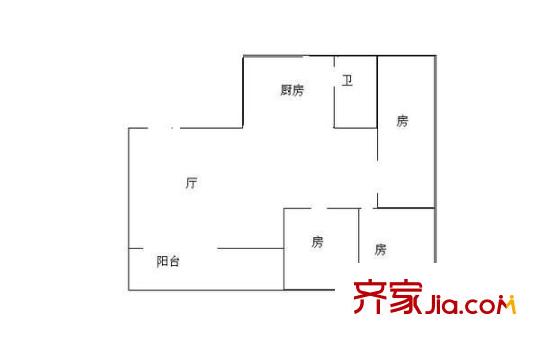 昌發(fā)樓 3室 戶型圖