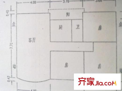 昌發(fā)樓 3室 戶型圖