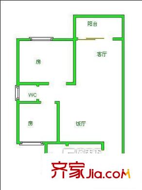 亮庭軒戶型圖2室2廳 戶型圖 2室2廳1衛(wèi)1廚