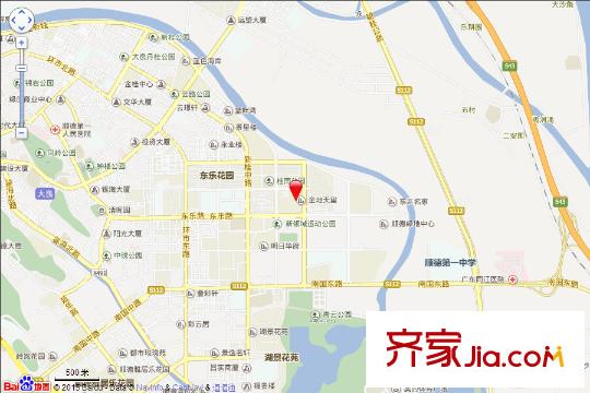 金地天璽交通圖