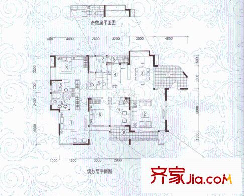 萬(wàn)科新城灣畔戶型圖逸潮閣01單元 
