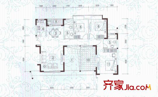 萬(wàn)科新城灣畔戶型圖逸漣閣02單元（偶數(shù)層） 