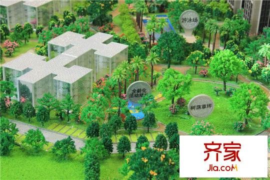 時(shí)代水岸沙盤圖園景（2015-10-10）