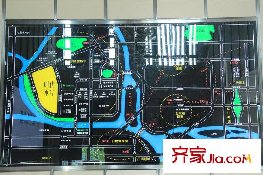 時(shí)代水岸區(qū)位圖