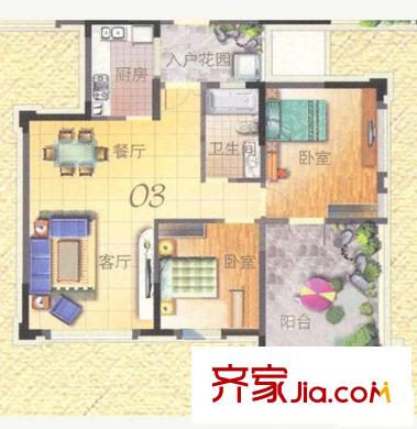 凰樵圣堡39座17層03單元104平方米  3室2廳